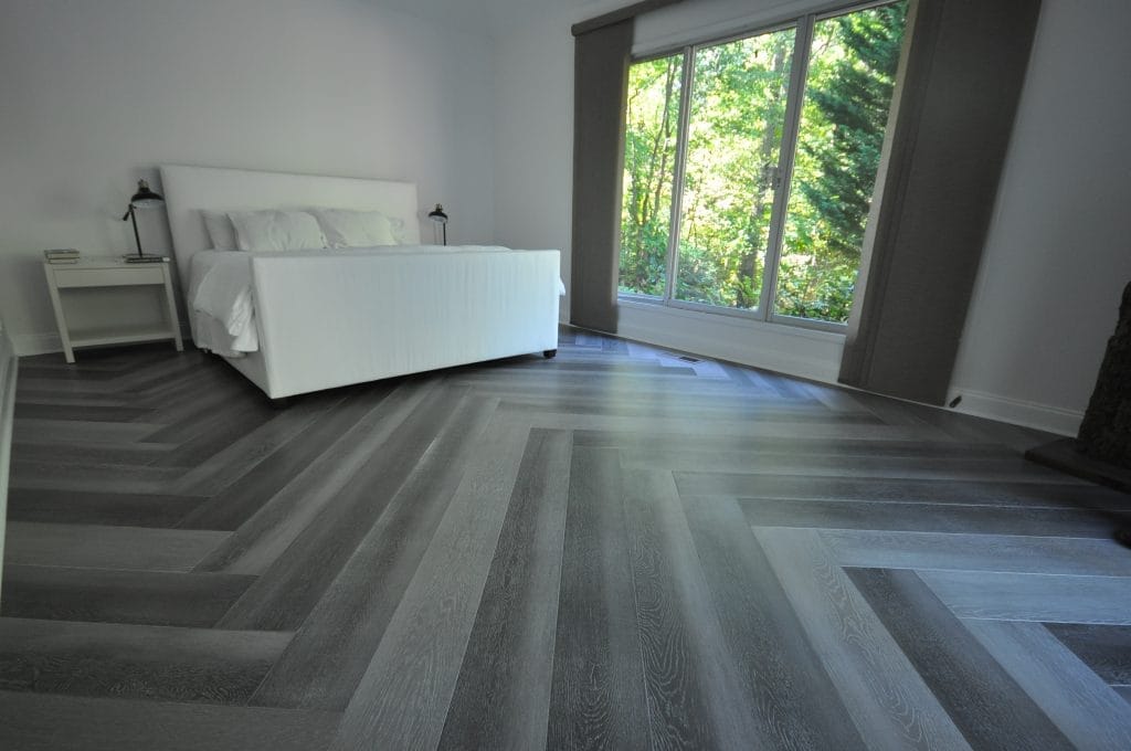 Herringbone Engineered Bamboo Floors Taber Residential